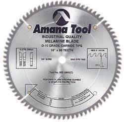 Amana Tool - 8" Diam, 5/8" Arbor Hole Diam, 64 Tooth Wet & Dry Cut Saw Blade - Carbide-Tipped, Crosscut & Cutoff Action, Standard Round Arbor - Exact Tool & Supply