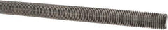 Made in USA - 7/16-20 UNF (Fine), 3' Long, Stainless Steel Threaded Rod - Right Hand Thread - Exact Tool & Supply