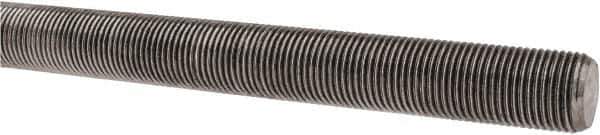 Made in USA - 5/8-18 UNF (Fine), 3' Long, Stainless Steel Threaded Rod - Right Hand Thread - Exact Tool & Supply