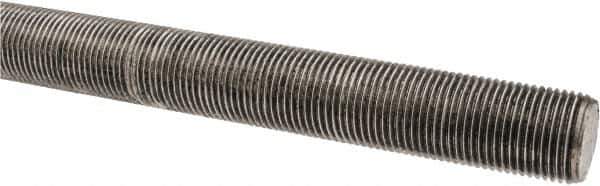 Made in USA - 3/4-16 UNF (Fine), 3' Long, Stainless Steel Threaded Rod - Right Hand Thread - Exact Tool & Supply