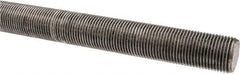 Made in USA - 3/4-16 UNF (Fine), 3' Long, Stainless Steel Threaded Rod - Right Hand Thread - Exact Tool & Supply