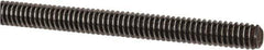 Value Collection - 1/4-20 UNC (Coarse), 3' Long, Alloy Steel Threaded Rod - Plain Finish, Right Hand Thread - Exact Tool & Supply