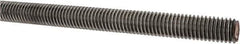 Value Collection - 1/2-13 UNC (Coarse), 3' Long, Alloy Steel Threaded Rod - Plain Finish, Right Hand Thread - Exact Tool & Supply