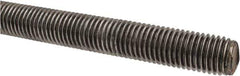 Value Collection - 3/4-10 UNC (Coarse), 3' Long, Alloy Steel Threaded Rod - Plain Finish, Right Hand Thread - Exact Tool & Supply