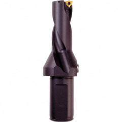 Iscar - 2.32" Max Drill Depth, 2.25xD, 1-1/32" Diam, Indexable Insert Drill - 1-1/4" Shank Diam, Whistle Notch Shank - Exact Tool & Supply