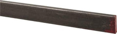 Made in USA - 36" Long x 1/8" High x 1/2" Wide, Mill Key Stock - W-1 (Water Hardening) Tool Steel - Exact Tool & Supply