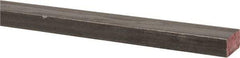 Made in USA - 36" Long x 1/4" High x 1/2" Wide, Mill Key Stock - W-1 (Water Hardening) Tool Steel - Exact Tool & Supply