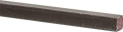 Made in USA - 36" Long x 3/8" High x 3/8" Wide, Key Stock - W-1 (Water Hardening) Tool Steel - Exact Tool & Supply