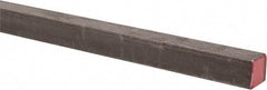 Made in USA - 36" Long x 7/16" High x 7/16" Wide, Key Stock - W-1 (Water Hardening) Tool Steel - Exact Tool & Supply