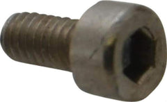 Value Collection - M2.5x0.45 Metric Coarse Hex Socket Drive, Socket Cap Screw - Grade 18-8 & Austenitic A2 Stainless Steel, Uncoated, Fully Threaded, 5mm Length Under Head - Exact Tool & Supply