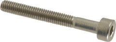 Value Collection - M3x0.50 Metric Coarse Hex Socket Drive, Socket Cap Screw - Grade 18-8 & Austenitic A2 Stainless Steel, Uncoated, Partially Threaded, 25mm Length Under Head - Exact Tool & Supply