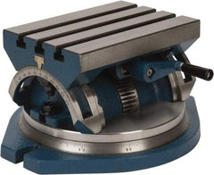 Interstate - 10" OAL x 7-1/8" Overall Width x 7.3" Overall Height, Angle Table - 0.472" Slot Width, Swivels - Exact Tool & Supply
