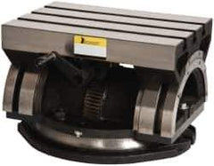 Interstate - 15" OAL x 17.2" Overall Width x 10-1/8" Overall Height, Angle Table - 0.63" Slot Width, Swivels - Exact Tool & Supply