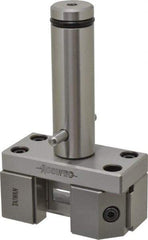 Accupro - 0.785 Jaw Opening Capacity, 37.08mm Jaw Height, Toolmaker's Vise - Flat Jaw, 105mm OAL x 29.97mm OAW x 4.19" OAH - Exact Tool & Supply