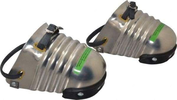Ellwood Safety - Universal Size, Aluminum Alloy Toe Guards - Exact Tool & Supply