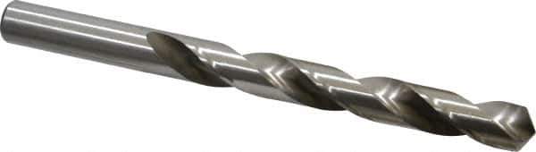 Chicago-Latrobe - 39/64" 118° High Speed Steel Jobber Drill - Bright Finish, Right Hand Cut, Spiral Flute, Straight Shank, 7-1/8" OAL, Standard Point - Exact Tool & Supply