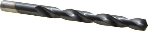 Chicago-Latrobe - 29/64" 135° Cobalt Jobber Drill - TiAlN Finish, Right Hand Cut, Spiral Flute, Straight Shank, 5-5/8" OAL, Split Point - Exact Tool & Supply