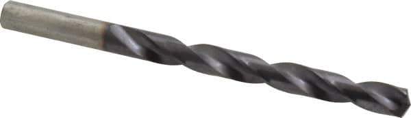 Chicago-Latrobe - Letter T 135° Cobalt Jobber Drill - TiAlN Finish, Right Hand Cut, Spiral Flute, Straight Shank, 4-7/8" OAL, Split Point - Exact Tool & Supply