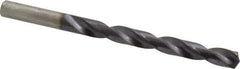 Chicago-Latrobe - Letter T 135° Cobalt Jobber Drill - TiAlN Finish, Right Hand Cut, Spiral Flute, Straight Shank, 4-7/8" OAL, Split Point - Exact Tool & Supply