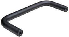 Amatom Electronic Hardware - 4-9/16" Long x 1-1/2" High, Round Handle - Black Oxide Finish, Stainless Steel, 4-1/4" Center to Center - Exact Tool & Supply