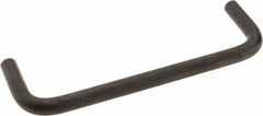 Amatom Electronic Hardware - 4-7/8" Long x 1-1/2" High, Round Handle - Black Oxide Finish, Stainless Steel, 4-9/16" Center to Center - Exact Tool & Supply