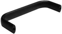 Amatom Electronic Hardware - 4-27/32" Long x 0.63" Wide x 2" High, Oval Handle - Black Anodized, Aluminum, 4-9/16" Center to Center - Exact Tool & Supply