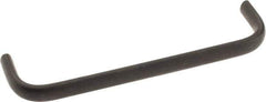 Amatom Electronic Hardware - 6-9/32" Long x 0.44" Wide x 1-1/2" High, Oval Handle - Black Oxide Finish, Stainless Steel, 6" Center to Center - Exact Tool & Supply