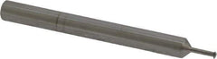 Scientific Cutting Tools - 40 to 64 TPI, Internal/External Single Profile Thread Mill - #4" Noml Diam, 0.08" Cut Diam, 3/16" Shank Diam, 3 Flute, 0.045" Neck Diam, 0.19" Neck Length, 2" OAL, Bright Finish - Exact Tool & Supply