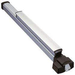 Stanley - Aluminum Rim Exit Device - For Use with Stanley Door Closers - Exact Tool & Supply