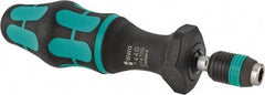 Wera - 1 Piece, 0.3 to 1.2 N/m, Adjustable Torque Limiting Screwdriver - 6" OAL, 1/4" Drive, 0.05" Graduation - Exact Tool & Supply