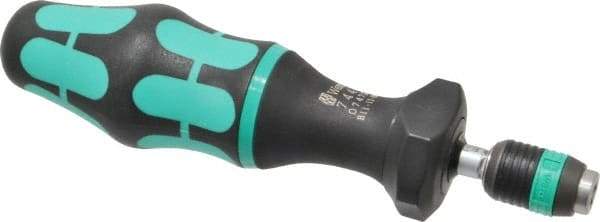 Wera - 1 Piece, 1.2 to 3 N/m, Adjustable Torque Limiting Screwdriver - 6" OAL, 1/4" Drive, 0.1" Graduation - Exact Tool & Supply