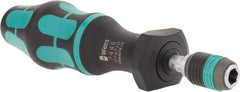 Wera - 1 Piece, 2-1/2 to 11-1/2 In/Lb, Adjustable Torque Limiting Screwdriver - 6" OAL, 1/4" Drive, 0.5 In/Lb Graduation - Exact Tool & Supply