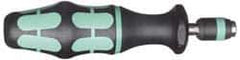 Wera - 1 Piece, 2-1/2 to 11-1/2 In/Lb, Preset Torque Limiting Screwdriver - 1/4" Drive - Exact Tool & Supply