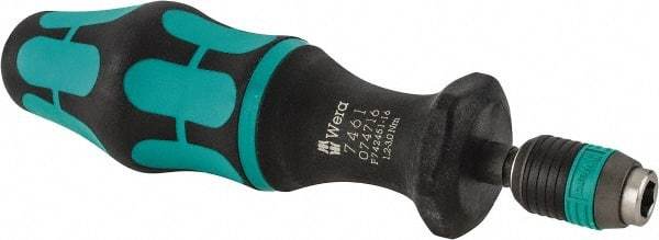 Wera - 1 Piece, 1.2 to 3 N/m, Preset Torque Limiting Screwdriver - 1/4" Drive - Exact Tool & Supply