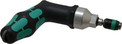 Wera - 3 to 6 N/m, Adjustable Torque Limiting Screwdriver - 6" OAL, 1/4" Drive, 1/4" Graduation - Exact Tool & Supply