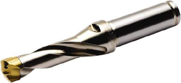 Seco - 22 to 23.99mm Diam, 3xD, 75mm Max Depth, 25mm Shank Diam, 88.5mm Flute, 164.5mm OAL, Replaceable Tip Drill - SD103 Toolholder, Series Crownloc - Exact Tool & Supply