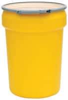 Eagle - 30 Gallon Capacity, Metal Lever Lock, Yellow Lab Pack - 5 Gallon Container, Polyethylene, 396 Lb. Capacity, UN 1H2/X120/S; UN 1H2/Y180/S Listing - Exact Tool & Supply