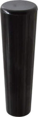 Gibraltar - 1/2-13 Hole, 1-1/32" Deep Hole, Phenolic, Female Insert Fluted Tapered Knob - 4-3/8 OAL, 1" Base Diam, Black, 1-3/8" Head Diam - Exact Tool & Supply