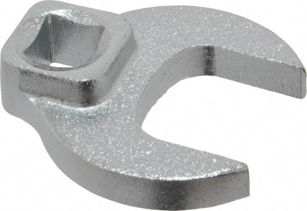 Blackhawk by Proto - 7/8" 3/8" Drive Chrome Open End Crowfoot Wrench - 1-23/32" OAL - Exact Tool & Supply