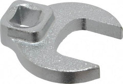 Blackhawk by Proto - 7/8" 3/8" Drive Chrome Open End Crowfoot Wrench - 1-23/32" OAL - Exact Tool & Supply
