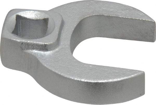Blackhawk by Proto - 1" 3/8" Drive Chrome Open End Crowfoot Wrench - 2-7/64" OAL - Exact Tool & Supply