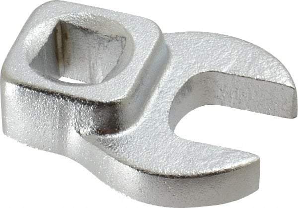 Blackhawk by Proto - 13mm 3/8" Drive Chrome Open End Crowfoot Wrench - 1-1/2" OAL - Exact Tool & Supply