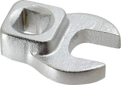 Blackhawk by Proto - 13mm 3/8" Drive Chrome Open End Crowfoot Wrench - 1-1/2" OAL - Exact Tool & Supply
