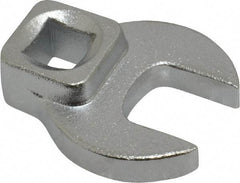 Blackhawk by Proto - 15mm 3/8" Drive Chrome Open End Crowfoot Wrench - 1-19/32" OAL - Exact Tool & Supply