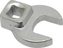 Blackhawk by Proto - 17mm 3/8" Drive Chrome Open End Crowfoot Wrench - 1-1/2" OAL - Exact Tool & Supply