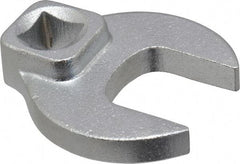Blackhawk by Proto - 19mm 3/8" Drive Chrome Open End Crowfoot Wrench - 1-19/32" OAL - Exact Tool & Supply