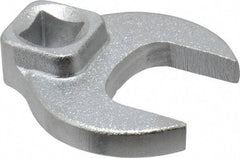 Blackhawk by Proto - 22mm 3/8" Drive Chrome Open End Crowfoot Wrench - 1-23/32" OAL - Exact Tool & Supply