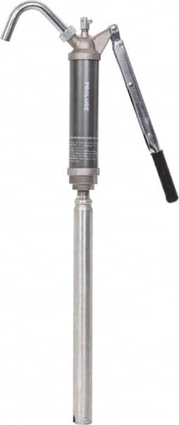 PRO-LUBE - Oil Lubrication 0.10 Strokes/oz Flow Aluminum & Steel Lever Hand Pump - Exact Tool & Supply