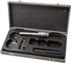 TESA Brown & Sharpe - 0.5 to 0.6", 3" Gage Depth, Mechanical Inside Hole Micrometer - 0.0002" Graduation, Ratchet Stop Thimble - Exact Tool & Supply