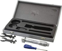 TESA Brown & Sharpe - 1.2 to 1.4", 3" Gage Depth, Mechanical Inside Hole Micrometer - 0.0002" Graduation, Ratchet Stop Thimble - Exact Tool & Supply